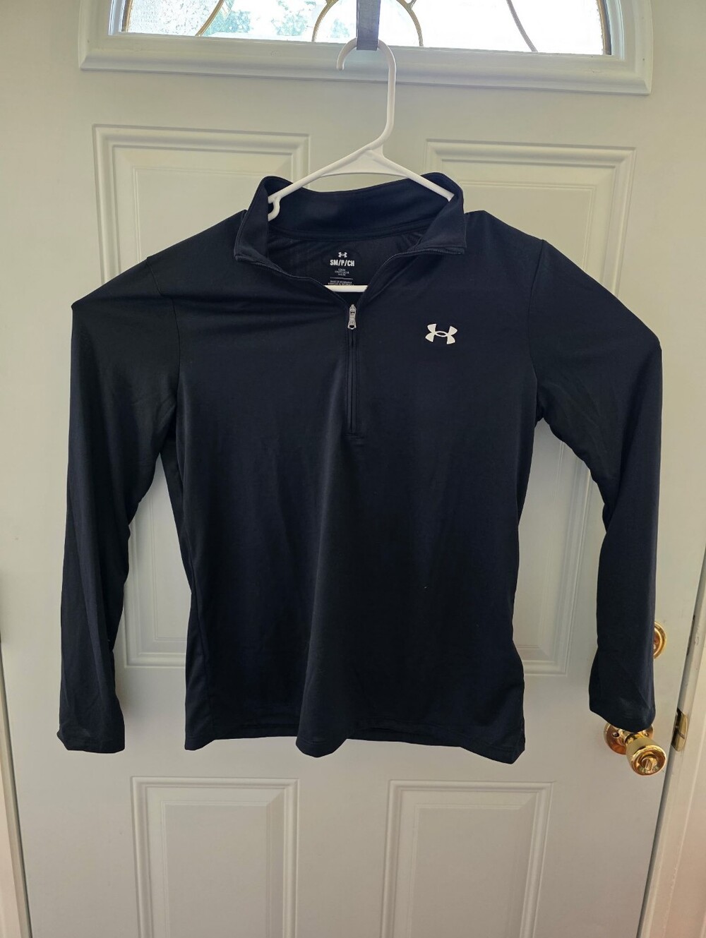 Under Armour Black Women's 1/4 Zip Performance Pullover Size Small-New With Tags